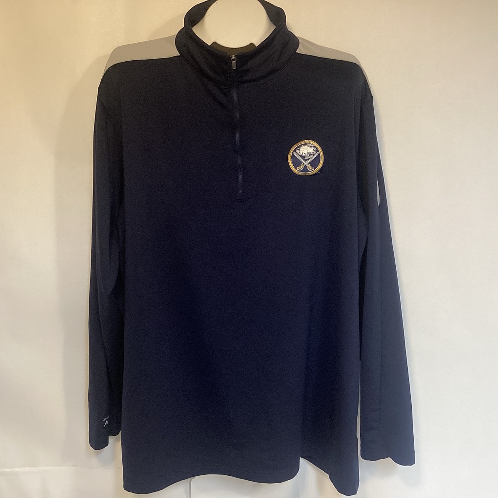 Antigua Buffalo Sabers 1/4 zip pull Men’s size XXL